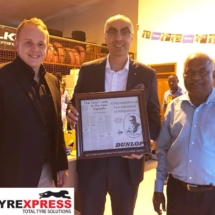 Dunlop and Tyre Express Uganda are officially partners now