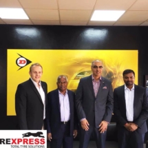 Visit by Mr. Riaz Haffejee, CEO - Sumitomo Rubber South Africa & Mr. Wayne Smith, Associate Manager International Business East Africa & Islands - Sumitomo Rubber South Africa to the Tyrexpress Facilities.