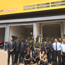 Inauguration ceremony of Tyre Express tyre shop in Kampala