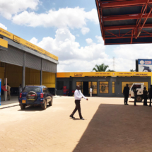Interior view of Tyre Express Uganda, Dunlop Zone service centre Jinja Road